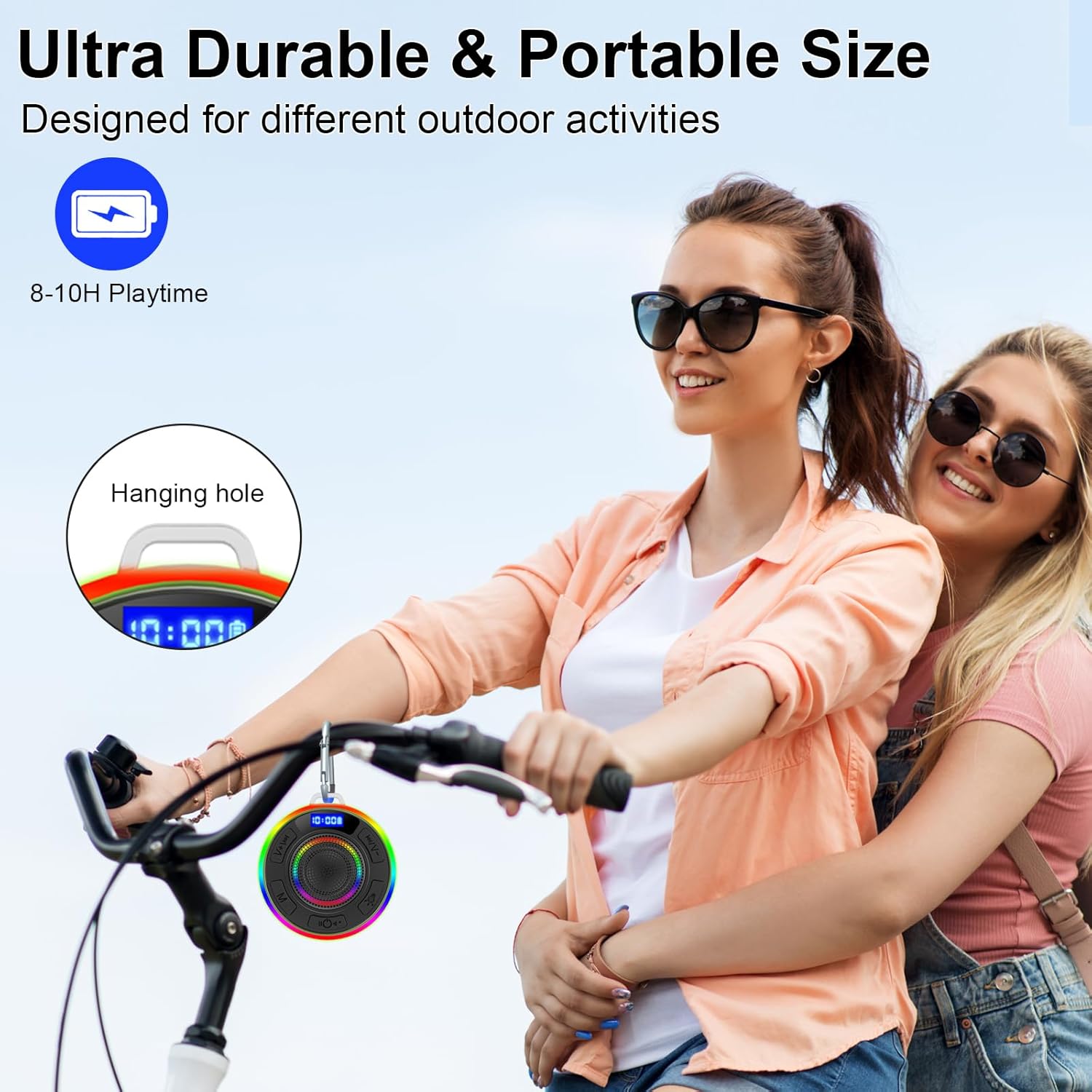 Thumbnail 4 de PRSCFUM Bluetooth Shower Speaker IPX7 10H