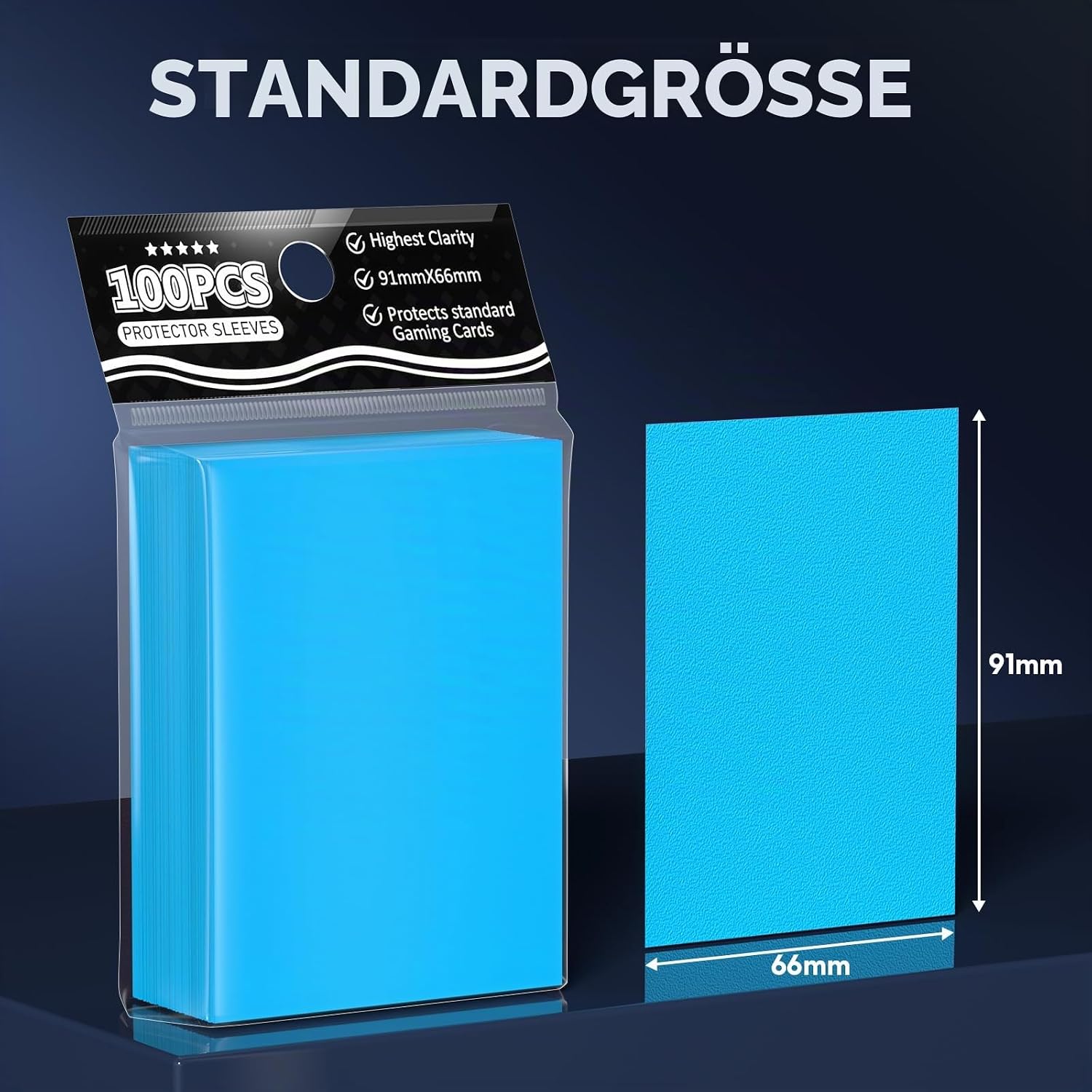 Detalle 2 de Kartenhüllen für MTG – Perfect Fit Standard, 1000 Stück, Mehrfarbig