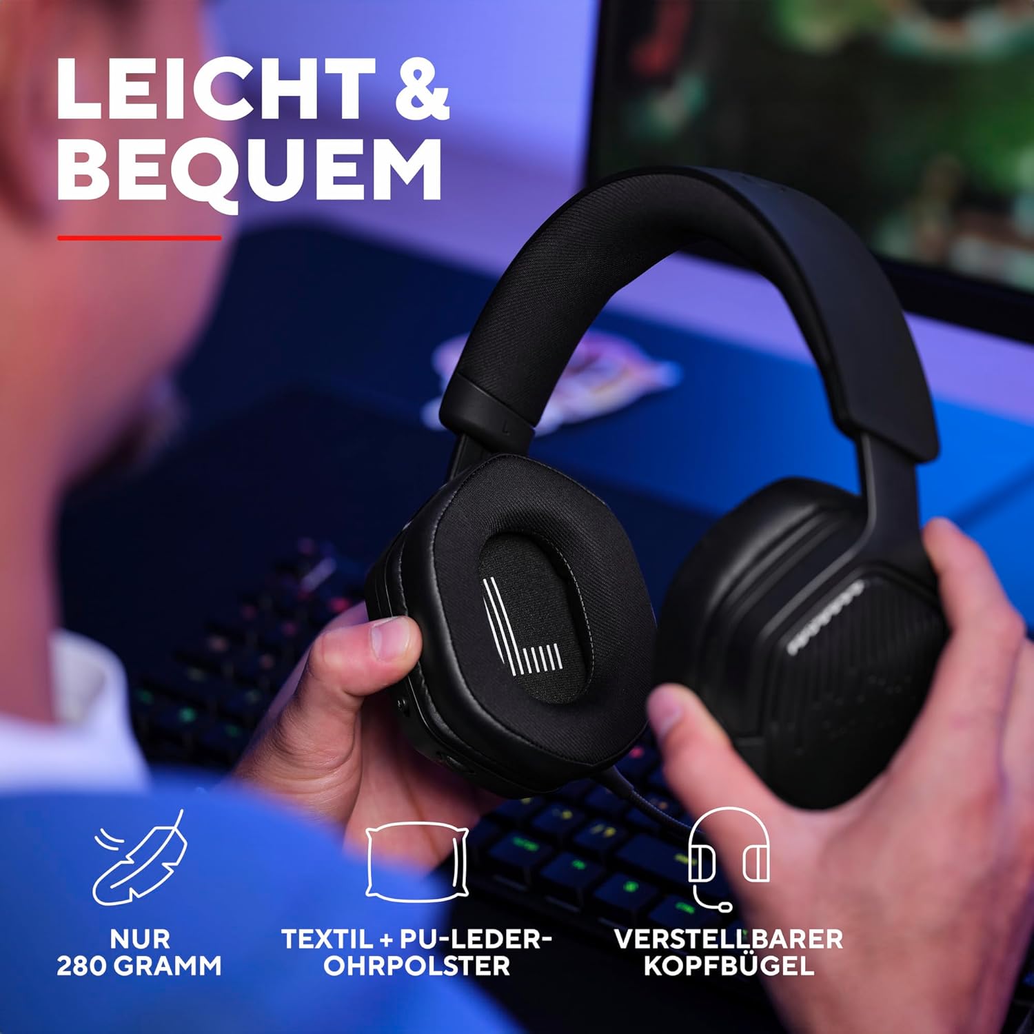 Thumbnail 6 de Trust GXT 1493 Ravox Gaming Headset