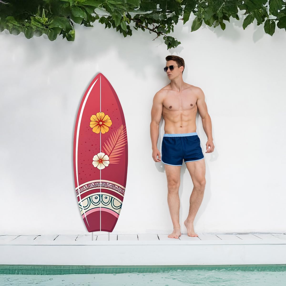 Thumbnail 1 de Life-Size Surfboard Cutout in PVC