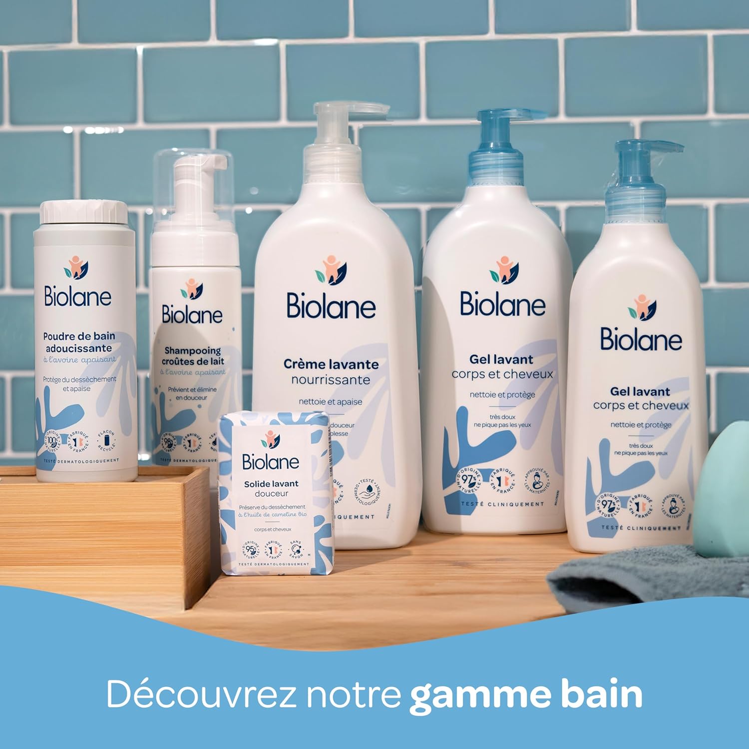Thumbnail 6 de Coffret Biolane soins croûtes de lait (huile d’amande douce, shampooing et brosse à poils doux) dès la naissance
