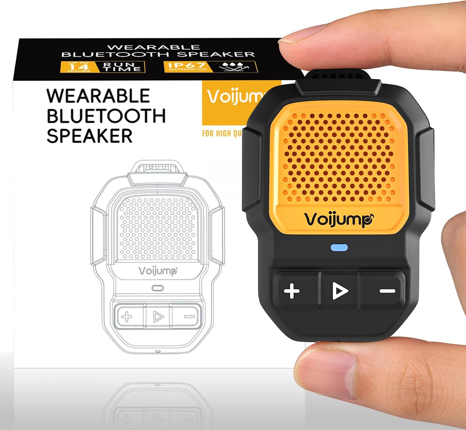 Detalle de Voijump Clip-On Bluetooth Speaker, IP67