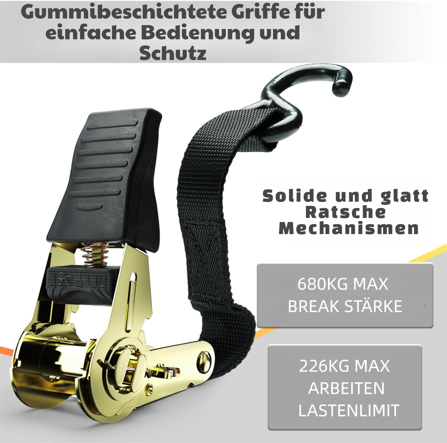 Thumbnail 1 de Spanngurte mit Ratsche 680 kg, 4,6 m