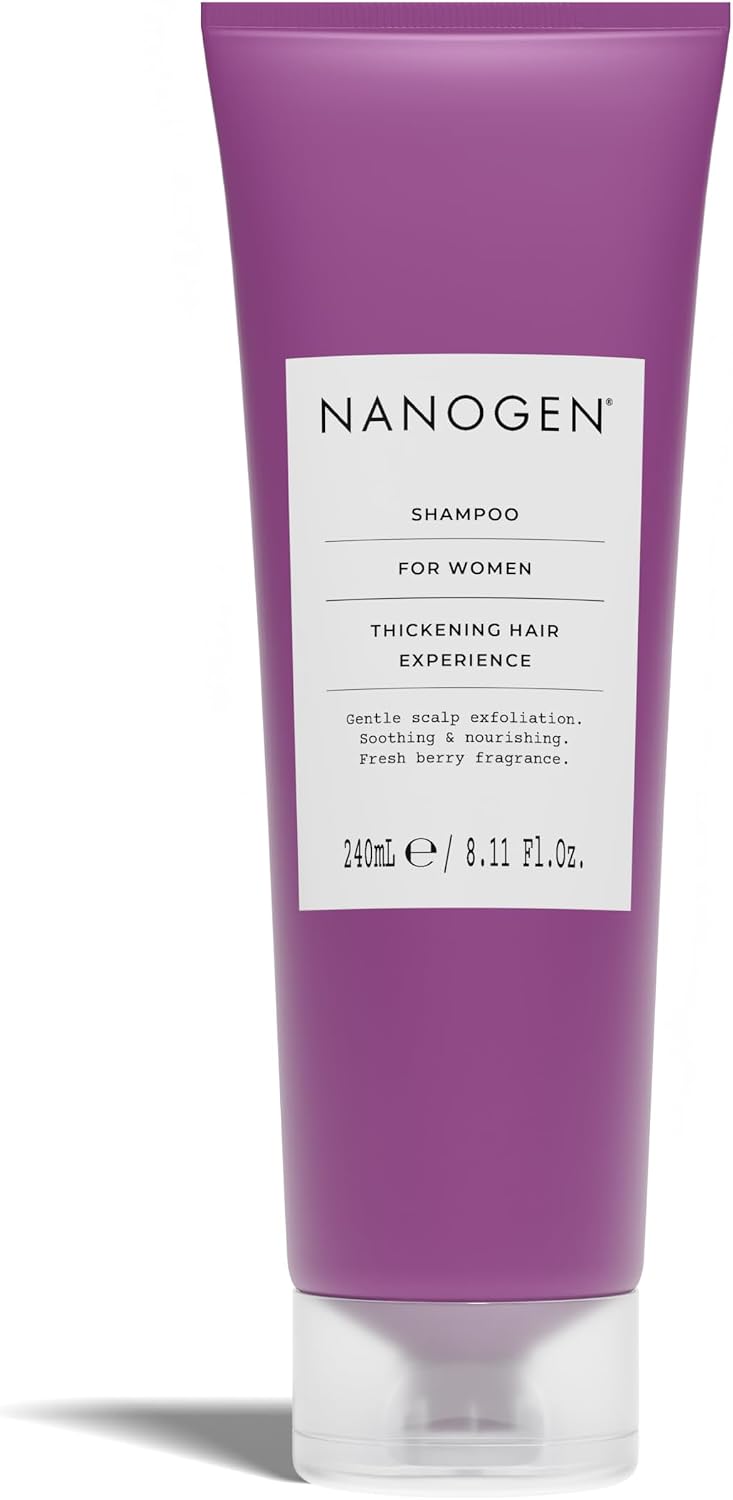 Detalle de Nanogen shampoo trattamento di rinfoltimento per capelli delle donne – effetto immediato e supporto nel tempo