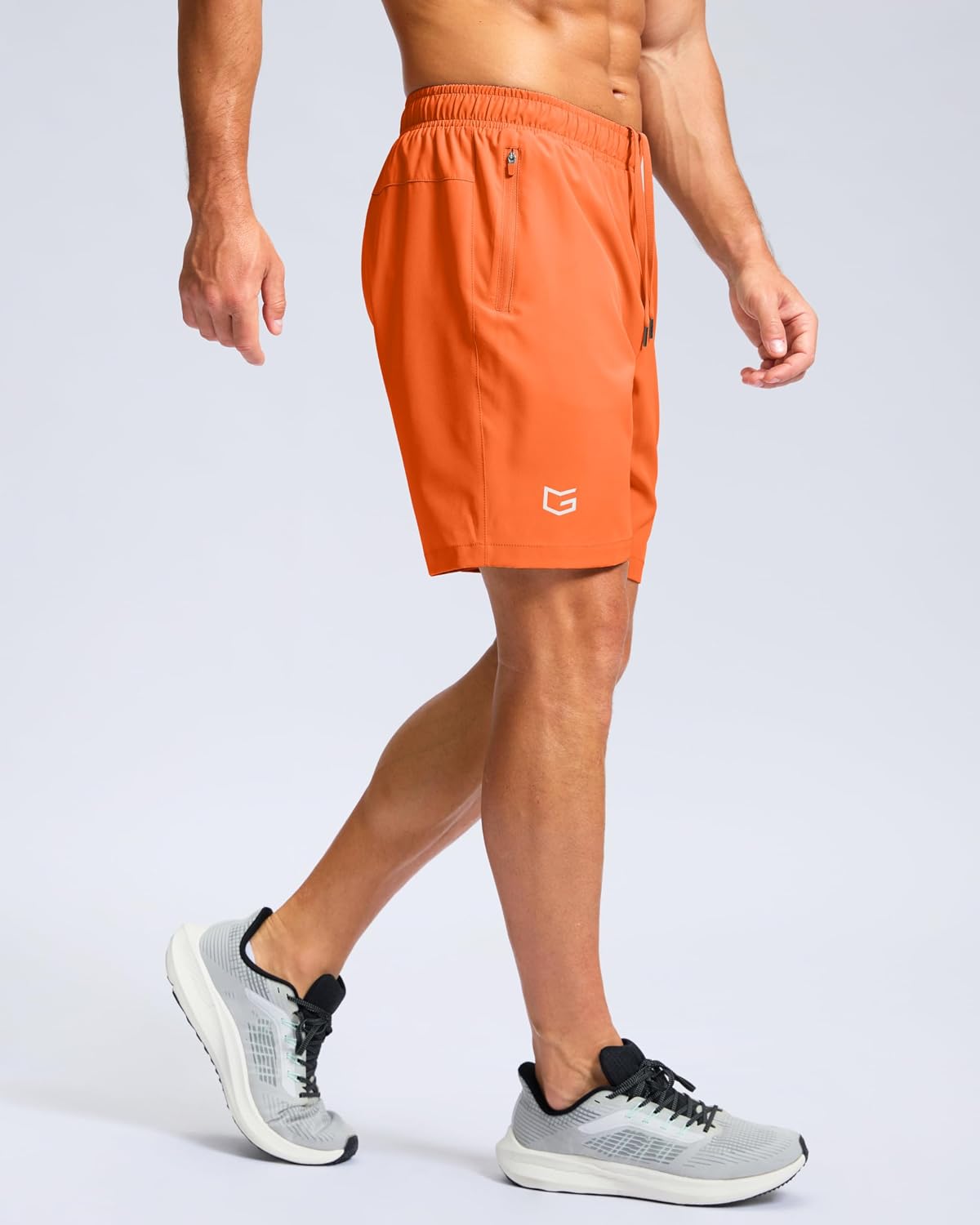 Detalle de G Gradual Men's Running Shorts, 5", 7" & 9" Inseams, Zipper Pockets, UPF 50+