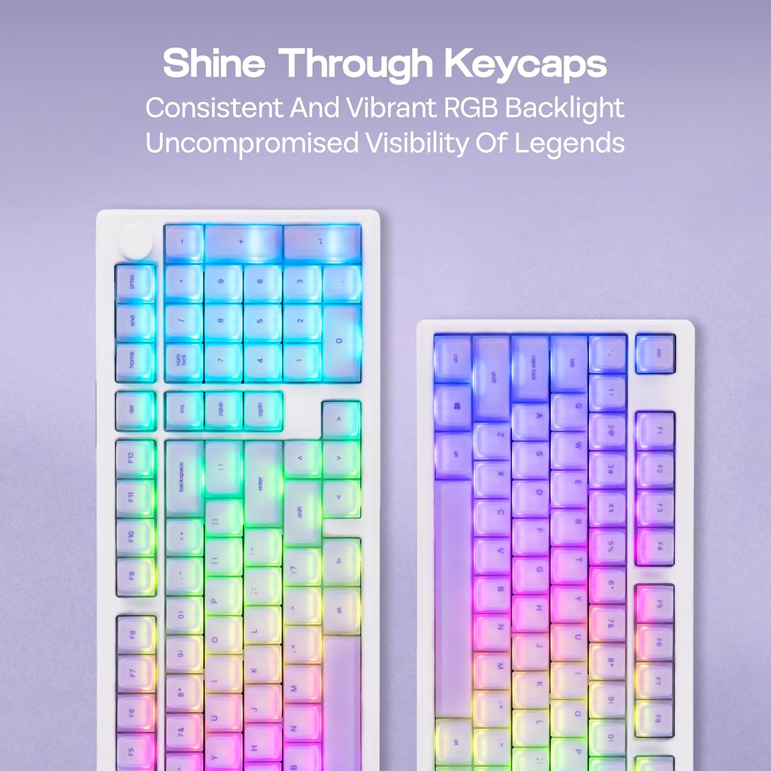 Detalle 2 de EPOMAKER AegisSil silicone cherry profile keycaps 113 keys ⌨