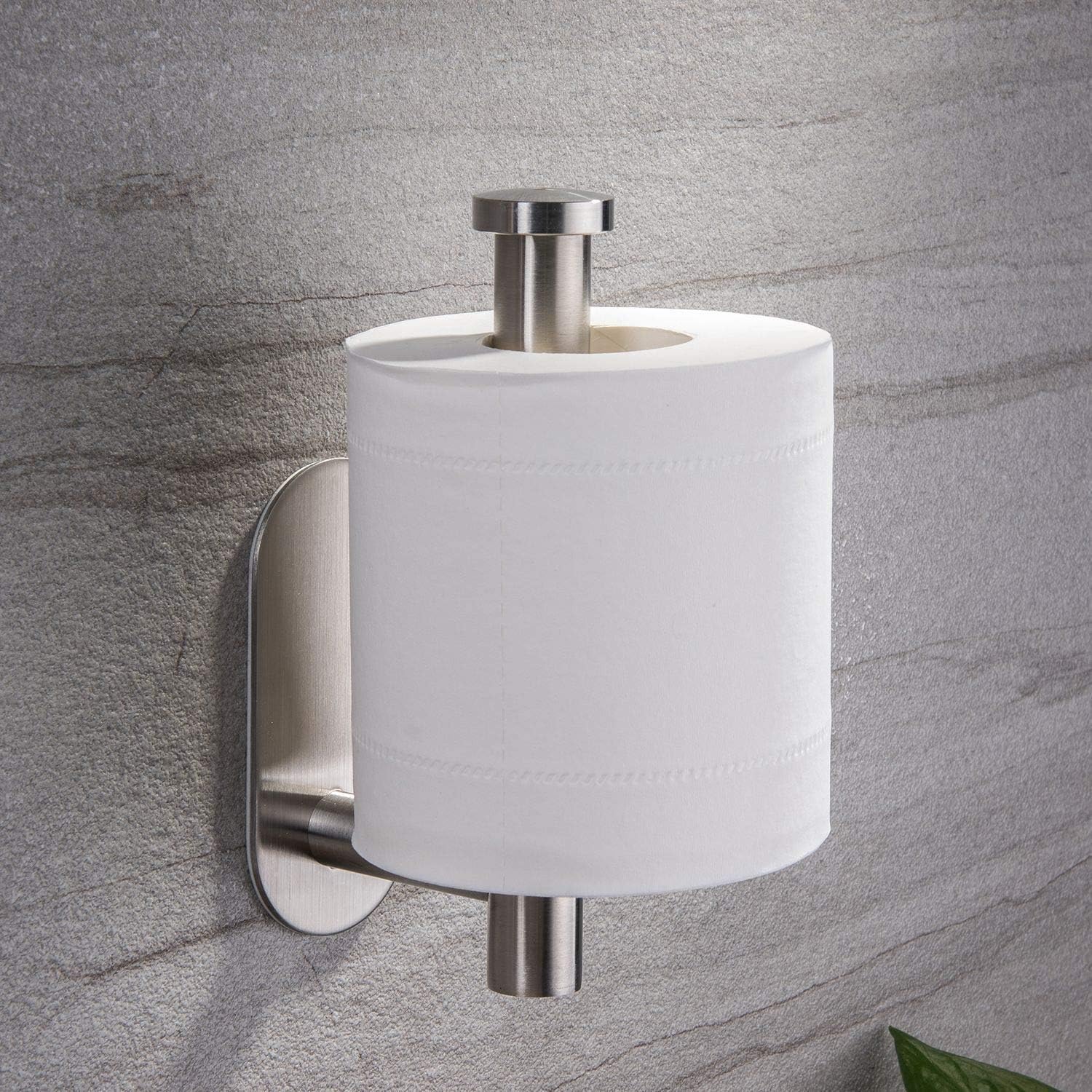 Thumbnail 6 de ZUNTO Freestanding Toilet Roll Holder with Shelf – Matte Black, No Drilling, Holds 3 Rolls