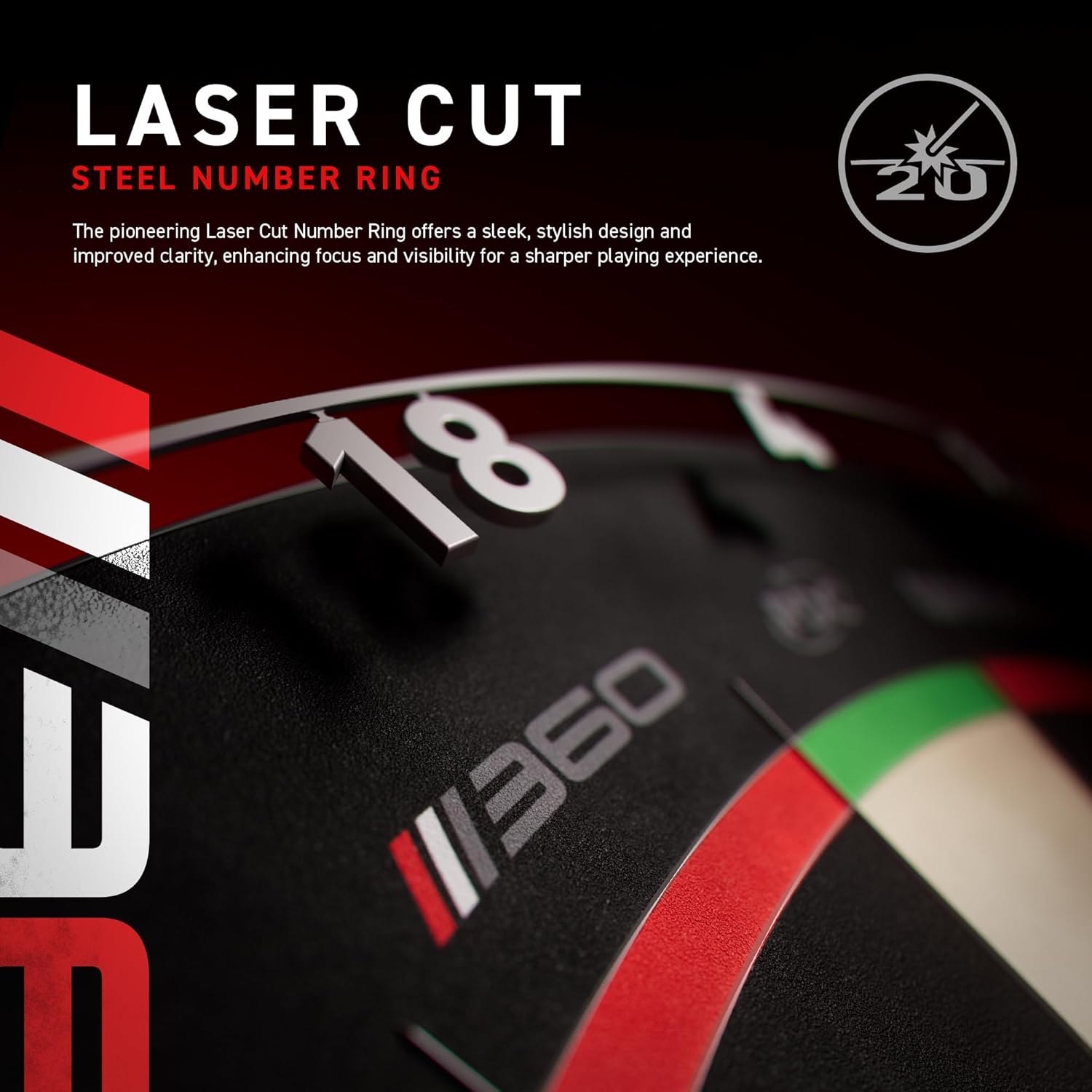 Thumbnail 6 de Winmau Blade 360 Dart Board – PDC Professional with Triple Core Technology