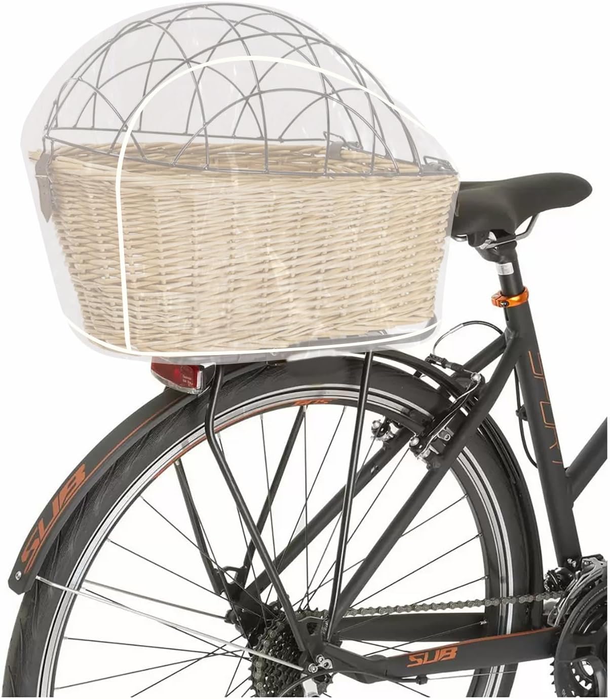 Thumbnail 1 de Regenschutz Fahrradkorb 61 × 40 cm