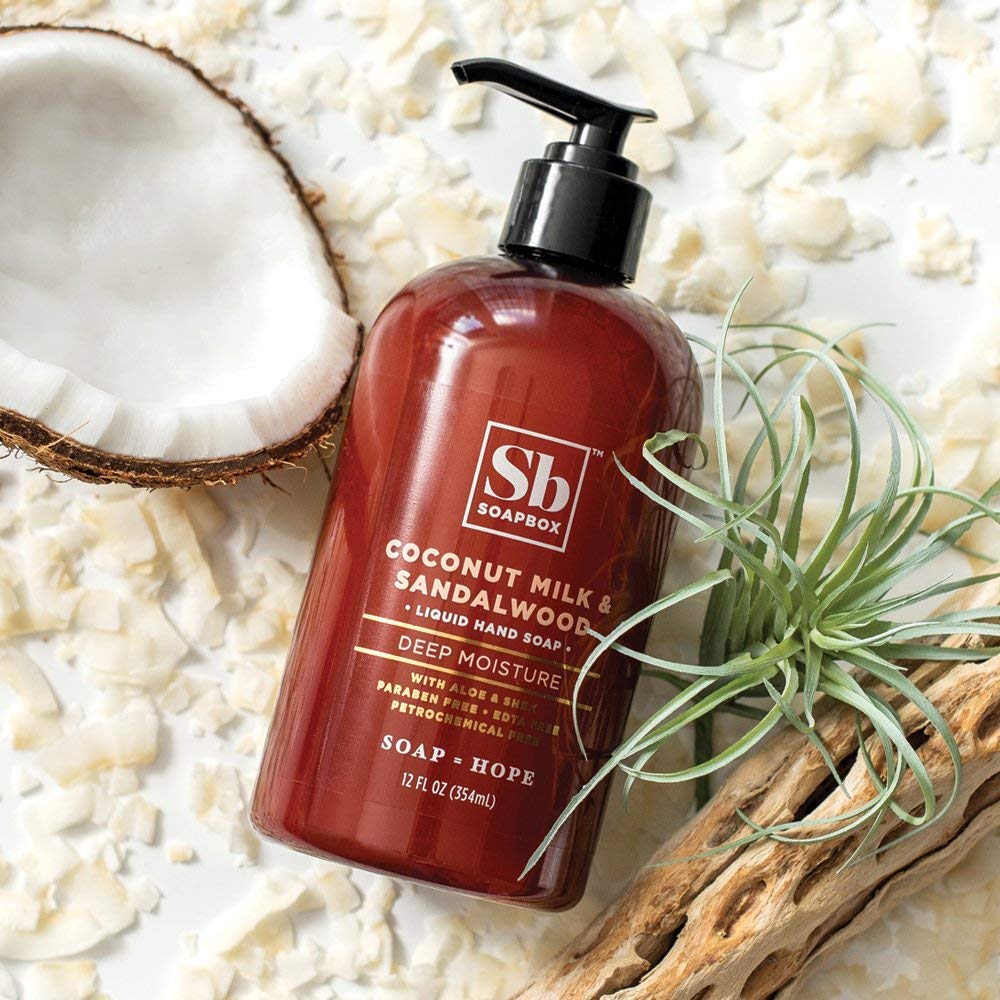 Thumbnail 6 de Soapbox Liquid Hand Soap Refill (Coconut Milk & Sandalwood) — 64oz Half Gallon Pump Refill