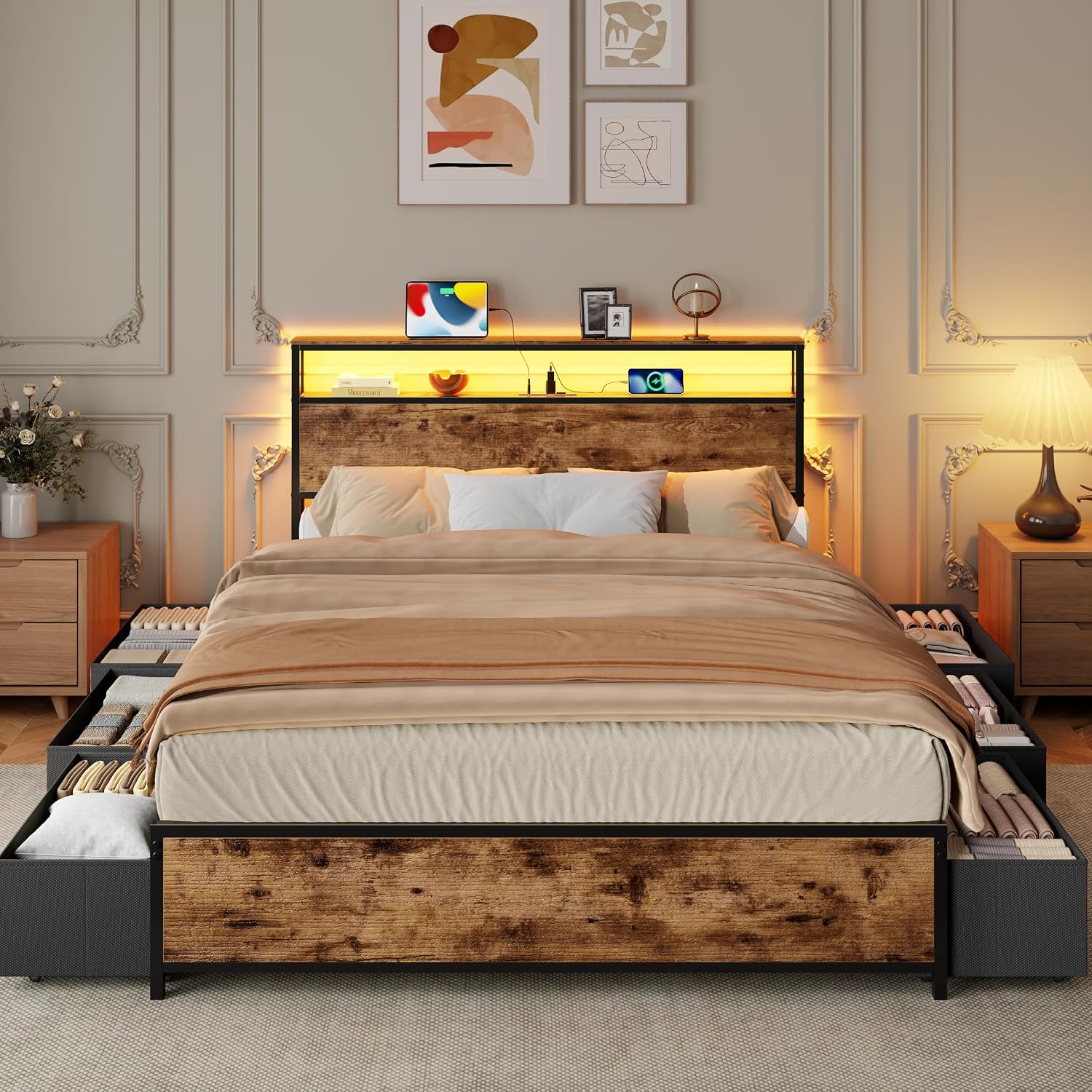 Detalle de Forestell Queen Bed Frame