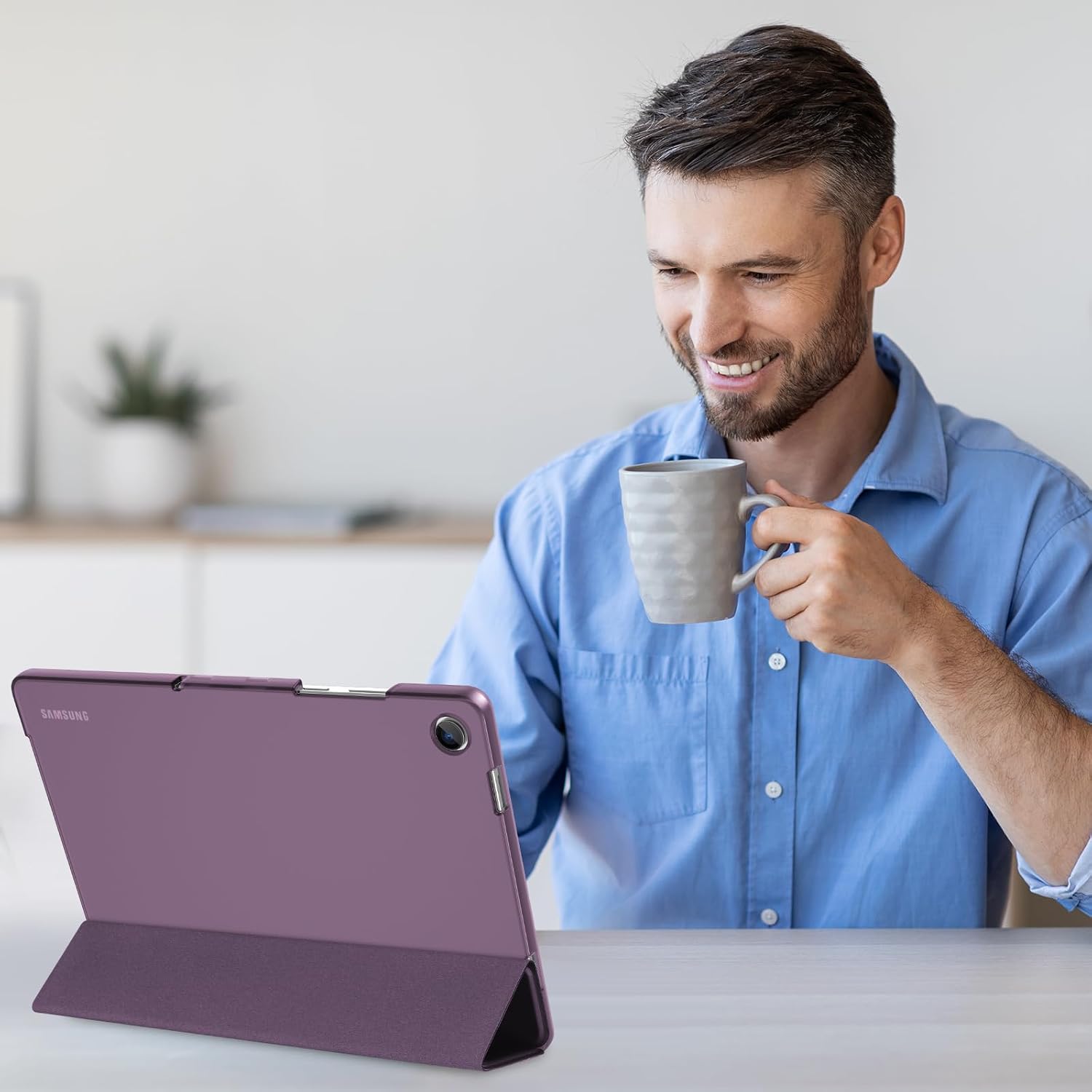 Thumbnail 6 de ProCase tri-fold case for Samsung Galaxy Tab A11+ / A9+ 11-inch (SM-X230 / SM-X210) with auto sleep & wake