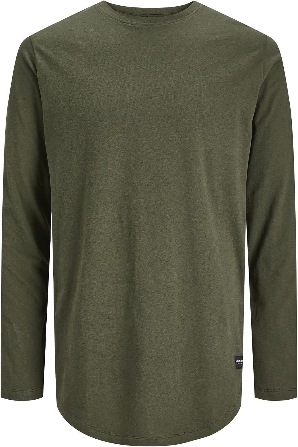Jack & Jones Jjenoa Tee O-Neck LS Noos: T-shirt à manches longues en coton biologique
