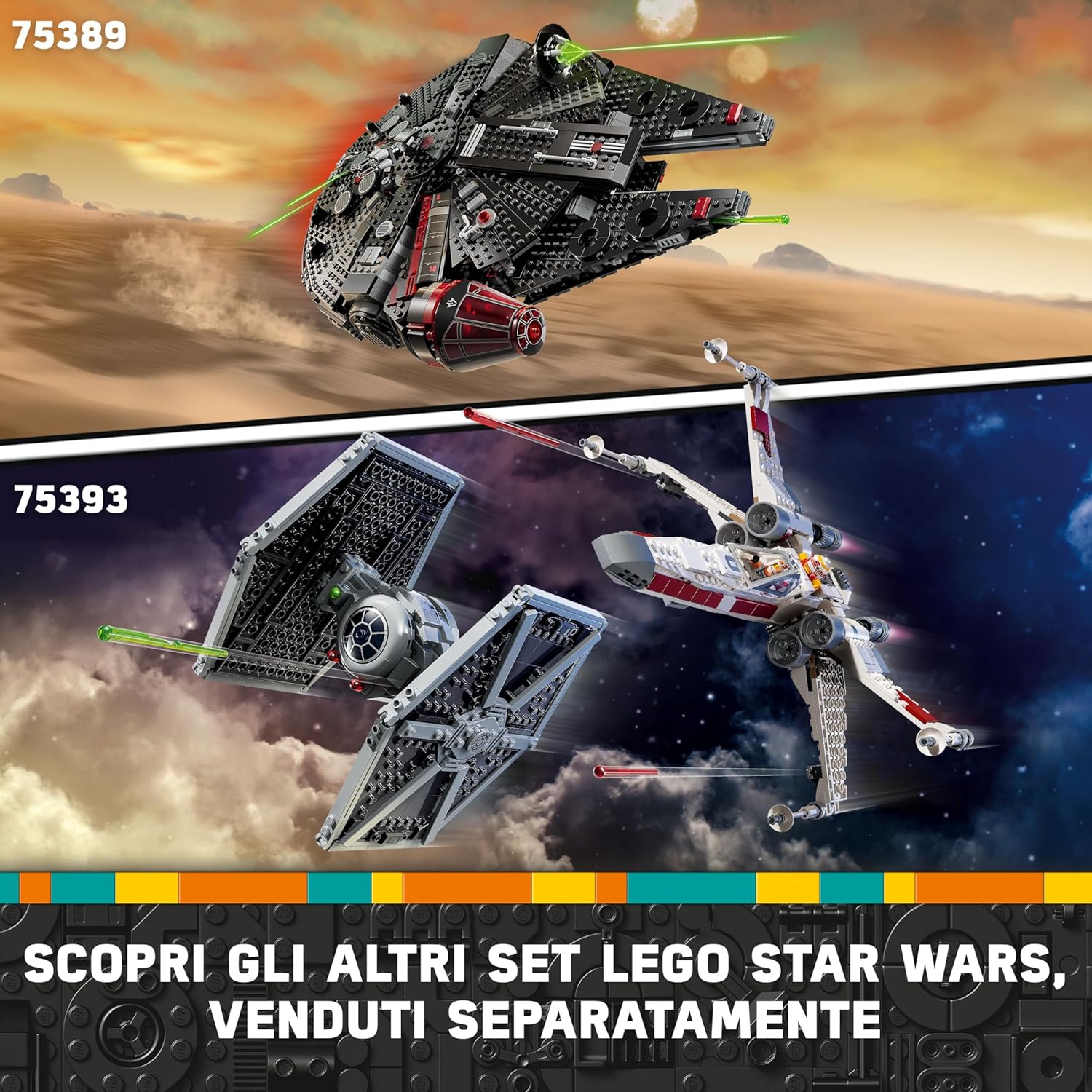 Thumbnail 6 de LEGO Star Wars Starfighter di Jedi Bob (75388) – Set da costruire e collezione