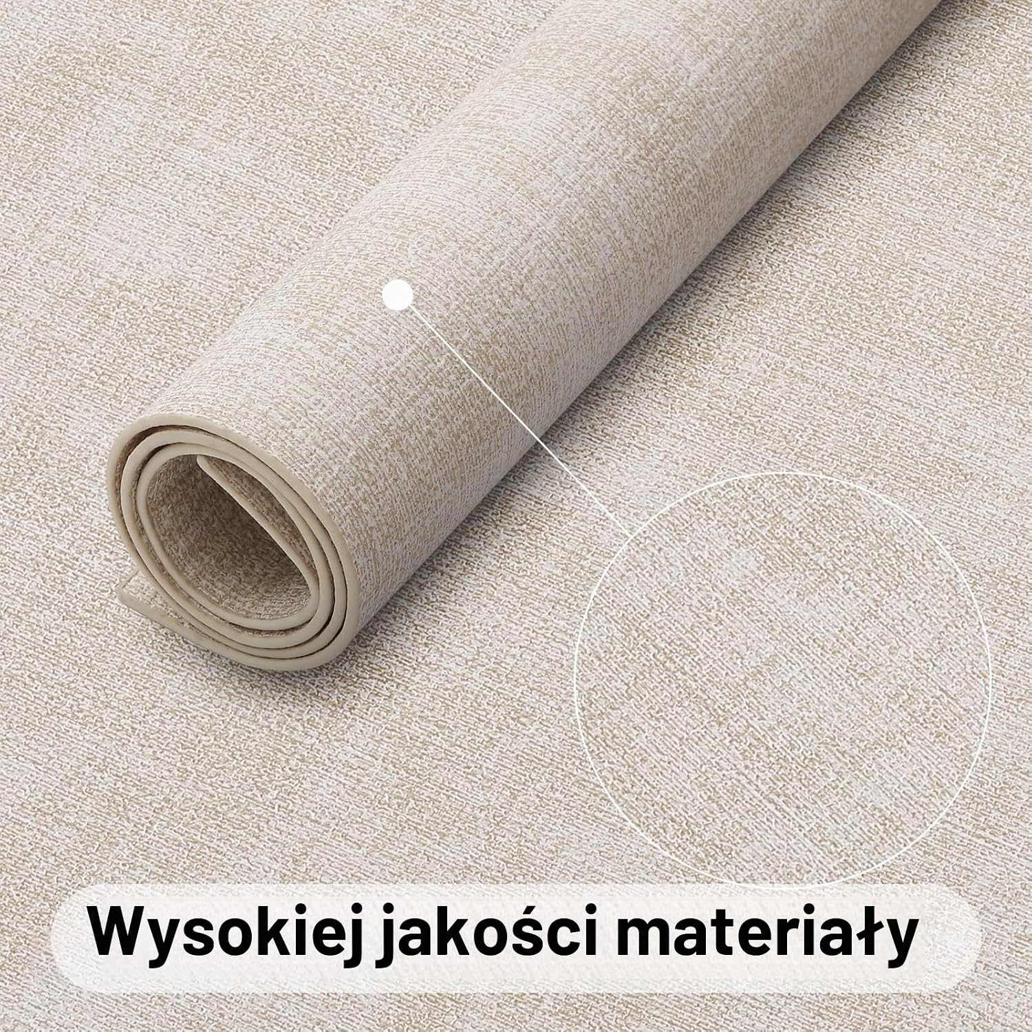 Detalle 2 de Homaxy beżowe podkładki stołowe, dwustronne, 43 × 30 cm, zestaw 4 szt.