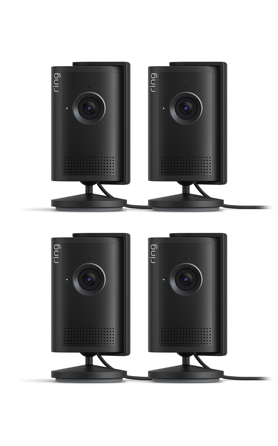 Detalle 2 de Ring Innenkamera Plus – Neueste Generation, 2K-Video, 4x-Zoom, Netzstecker, 4er-Pack