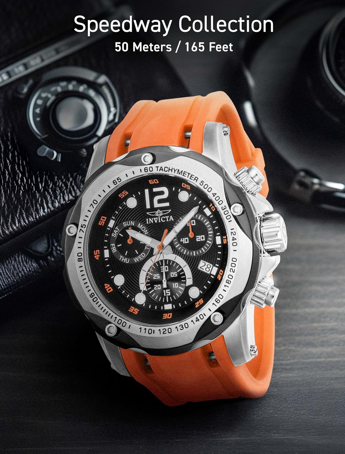 Thumbnail 4 de Invicta Speedway 51mm Quartz acier