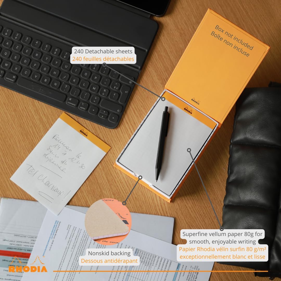Thumbnail 1 de RHODIA 194048C Blocco Memo N°13 arancione A6
