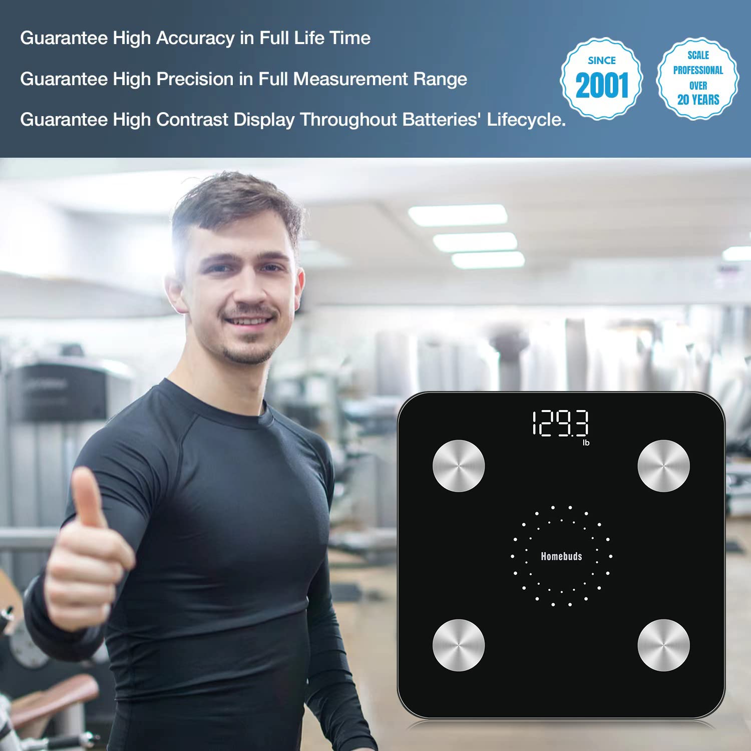 Thumbnail 1 de Homebuds Smart Body Fat Scale 28st