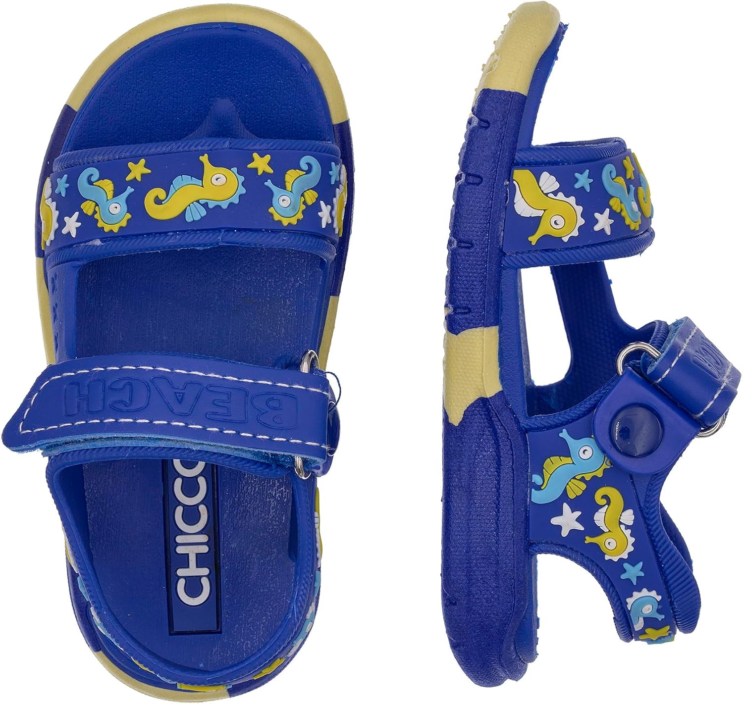 Detalle de Sandali Chicco Bambina e Bambino con chiusura a doppio strappo – Ideali per mare e piscina