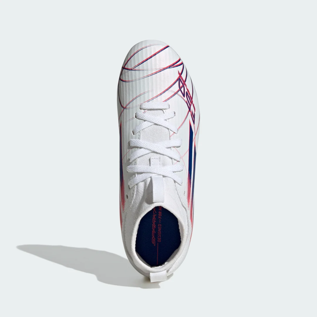Detalle de Adidas F50 SPARKFUSION LEAGUE: Bota de media caña para niños (césped natural seco/artificial)
