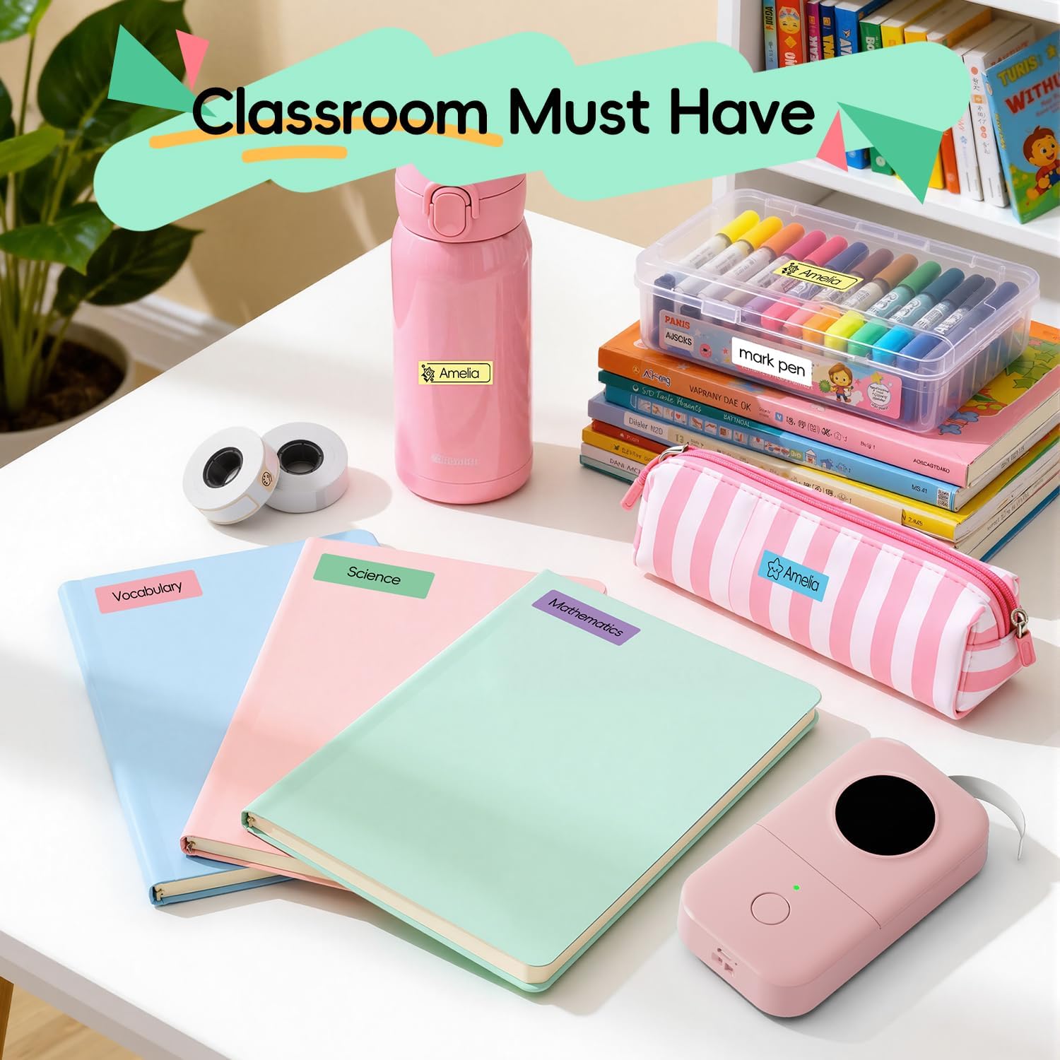 Thumbnail 2 de Phomemo D30 Label Maker: Compact Bluetooth Printer for Home, Classroom, and Small Office