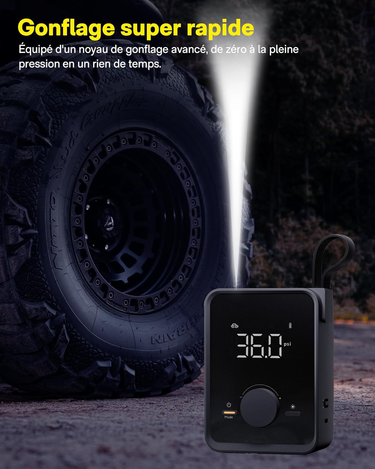 Thumbnail 2 de HOTO Gonfleur Pneus Pro 7500mAh