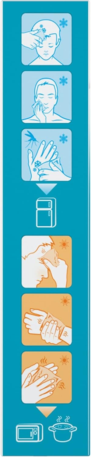 Detalle 2 de Nexcare Coussin Thermique ColdHot Mini : compresses réutilisables froid/chaud pour soulager gonflements et douleurs