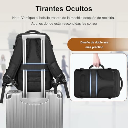 Detalle 2 de MATEIN Mochila Viaje Cabina 40x20x25