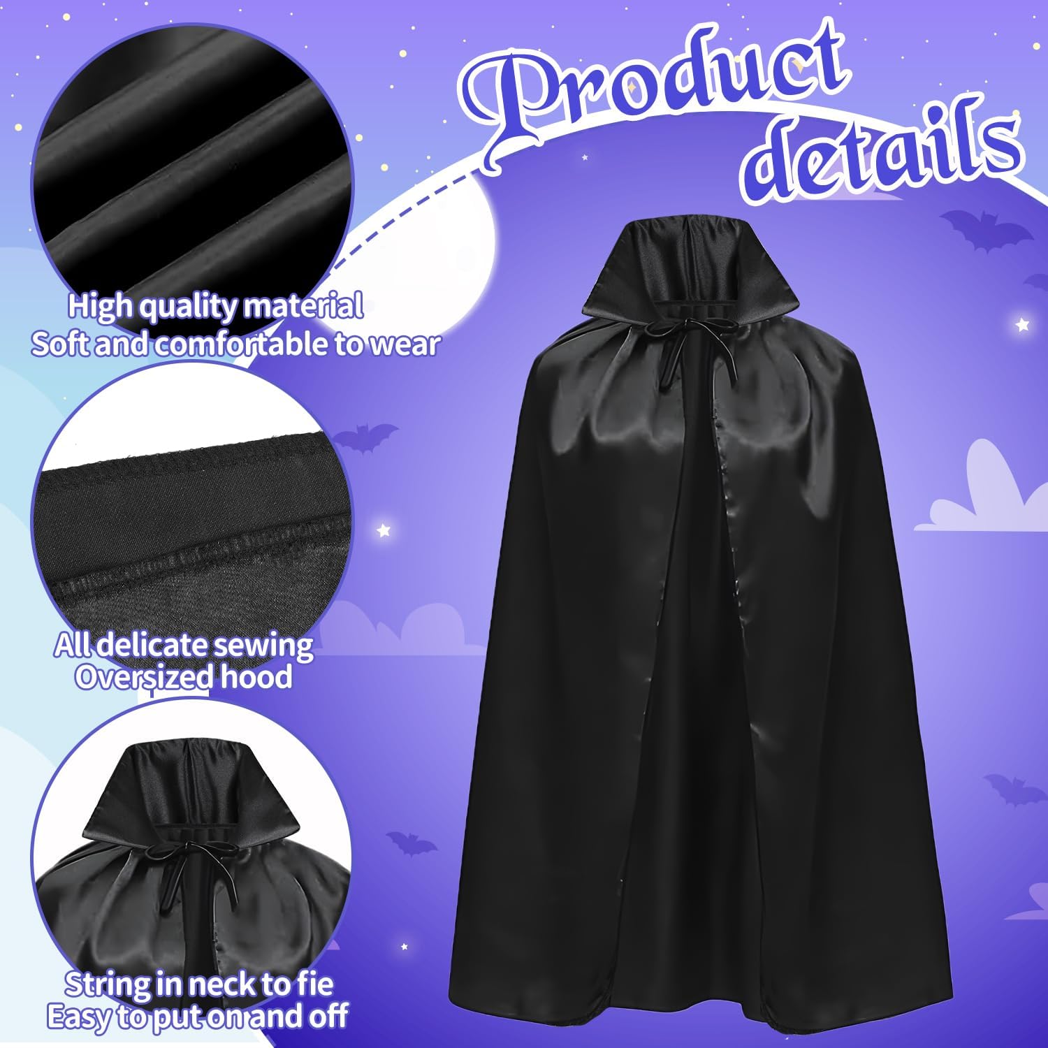 Thumbnail 6 de iZoeL Puss Costume Kids Cat Warrior with 86cm Cape