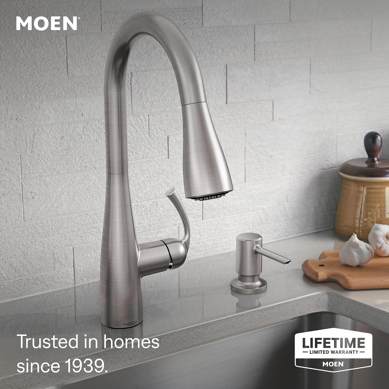 Thumbnail 1 de Moen 87014SRS Pulldown Faucet 50% 🚰