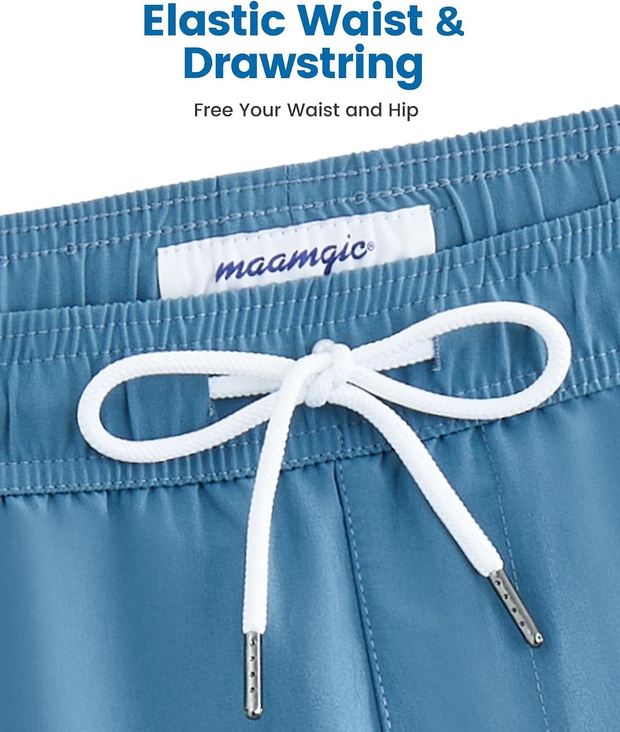 Thumbnail 2 de maamgic 5-Inch Men’s Swimming Trunks with Compression Liner (2-in-1) and Zipper Pockets