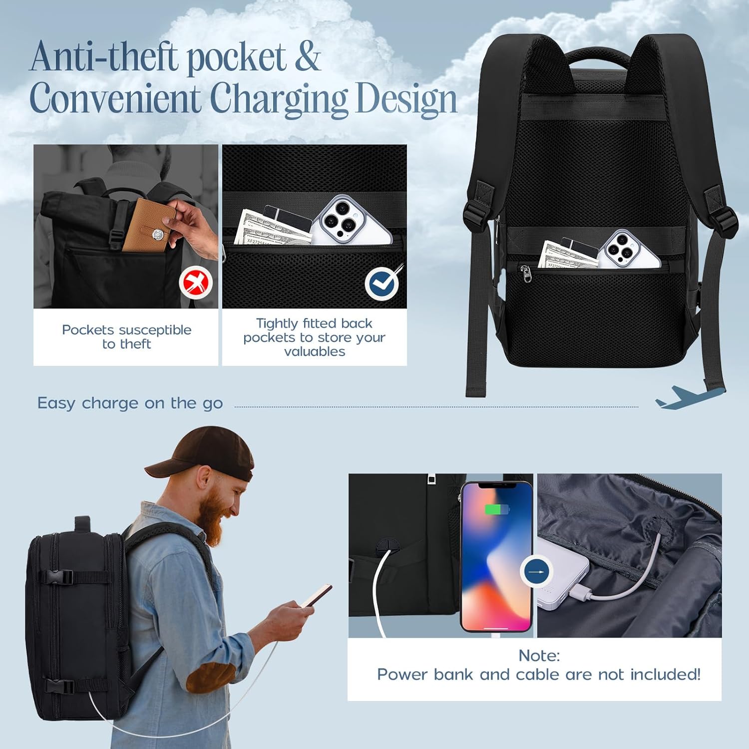 Detalle 2 de Xkdoai Ryanair Cabin Bag 20L