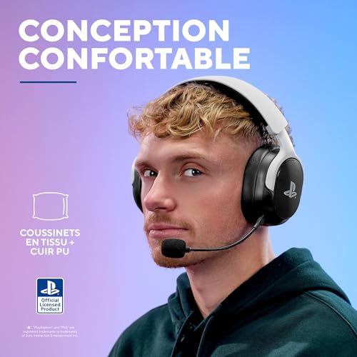 Thumbnail 5 de GXTrust Forta Casque sans Fil avec Licence Officielle PlayStation 5 – Noir/Blanc