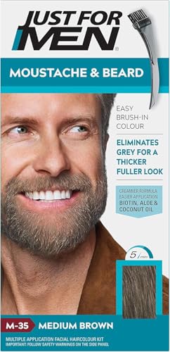 Just for Men Moustache & Beard Medium Brown Dye (M35)