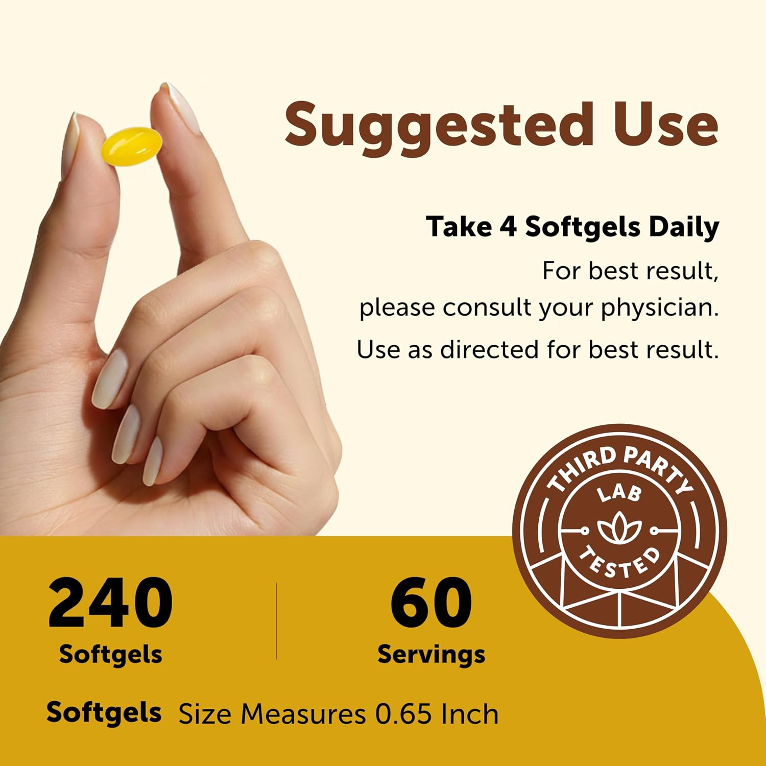 Detalle de Micro Ingredients Berberine Softgels 240 Softgels