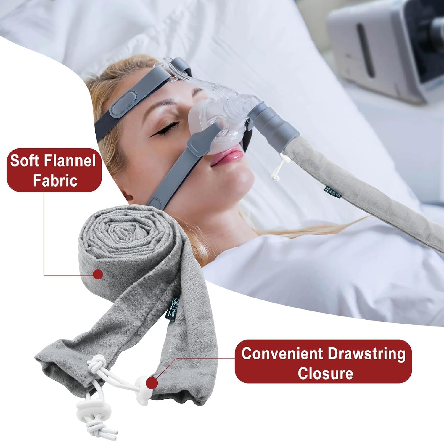 Thumbnail 1 de Beautyflier CPAP hose cover 6 ft