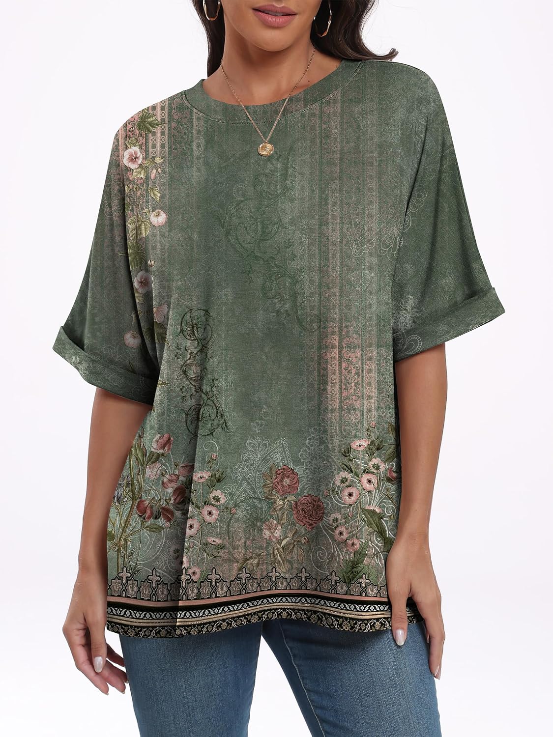 Detalle de ANRABESS Oversized T-Shirt 2026