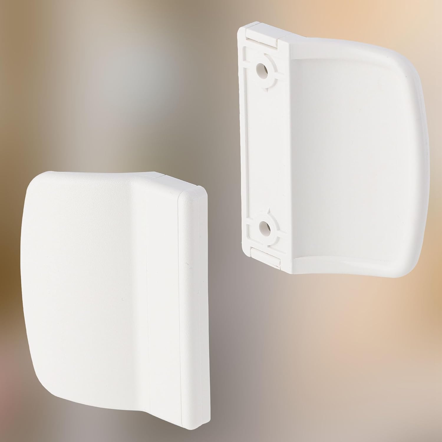 Thumbnail 5 de KOTARBAU loqueteau de porte de balcon pratique avec poignée universelle (blanc) – 6 coloris et sécurité fumeur