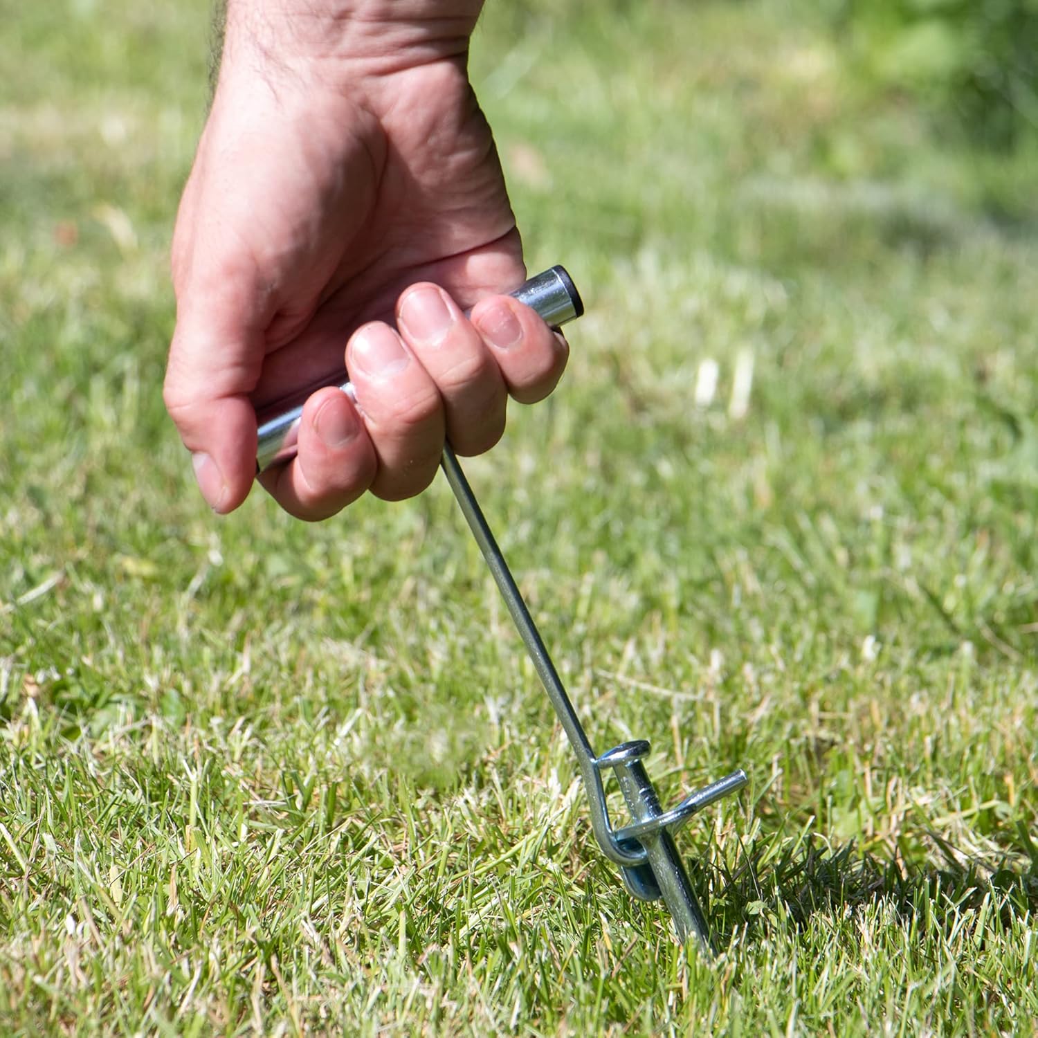 Thumbnail 1 de com-four Heringzieher aus Edelstahl – Hakenzieher zum einfachen Entfernen von Heringen und Haken (1 Stück)