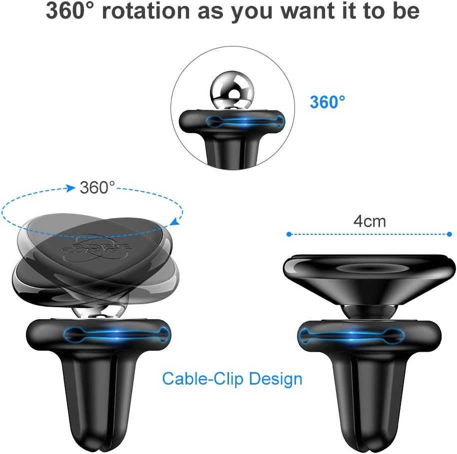 Thumbnail 1 de FLOVEME KFZ Handyhalterung Auto Magnet 5 Magneten