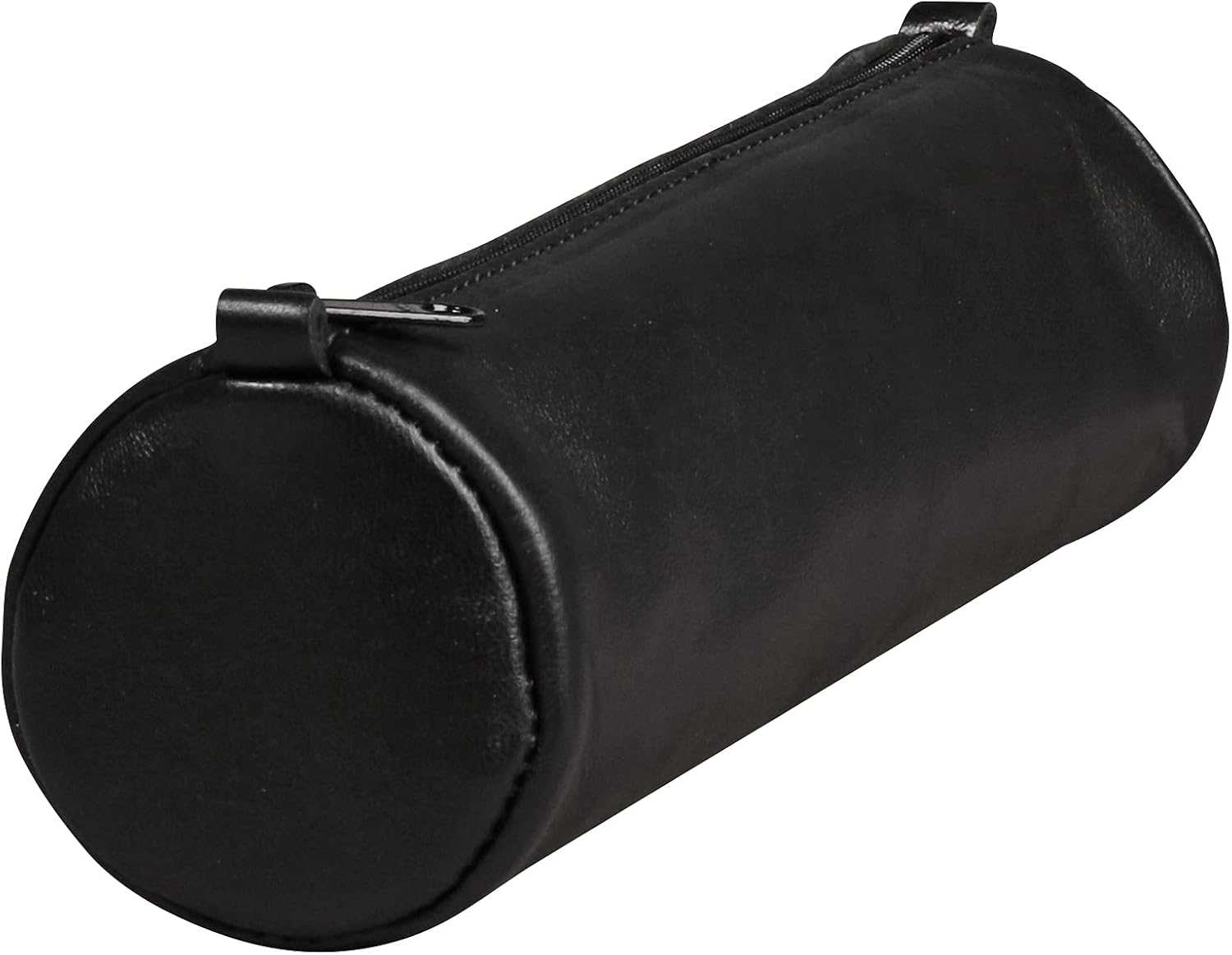 Thumbnail 5 de Clairefontaine 77031C Collection Nomaddict — Trousse ronde en cuir d’agneau noir, 22 cm Ø