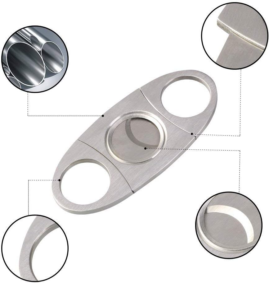 Detalle de Vicloon Cigar Cutter Twin 2R13 Pocket Tool