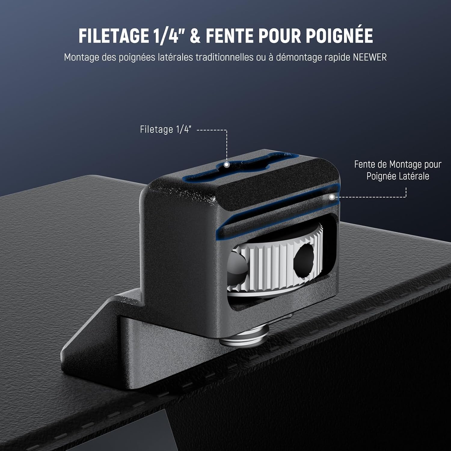 Detalle 2 de Pare-soleil NEEWER pour Sony Xperia PRO-1 ⚙