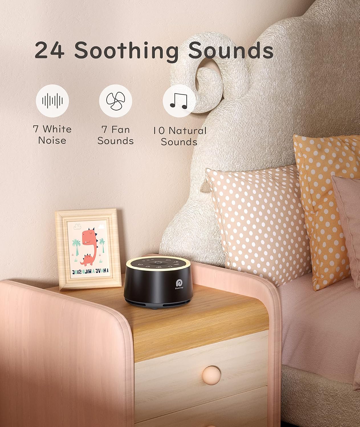 Detalle 2 de Dreamegg White Noise Machine 24 sounds
