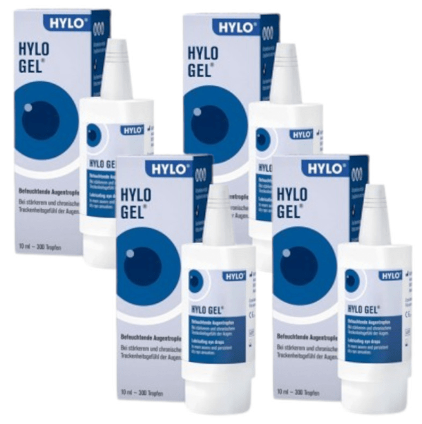 Hylo-Gel Colirio lubricante 4x10 ml