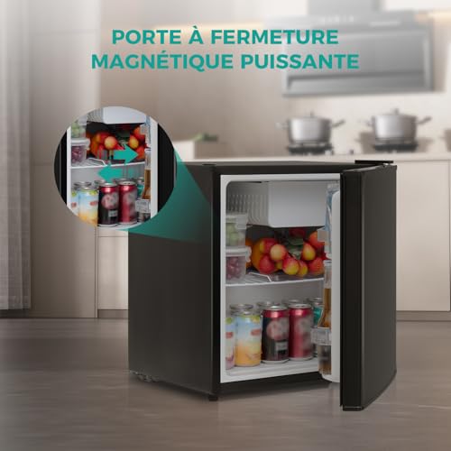 Thumbnail 7 de SMETA Petit Frigo 46L — Mini réfrigérateur silencieux et réversible pour chambre, bureau et studio