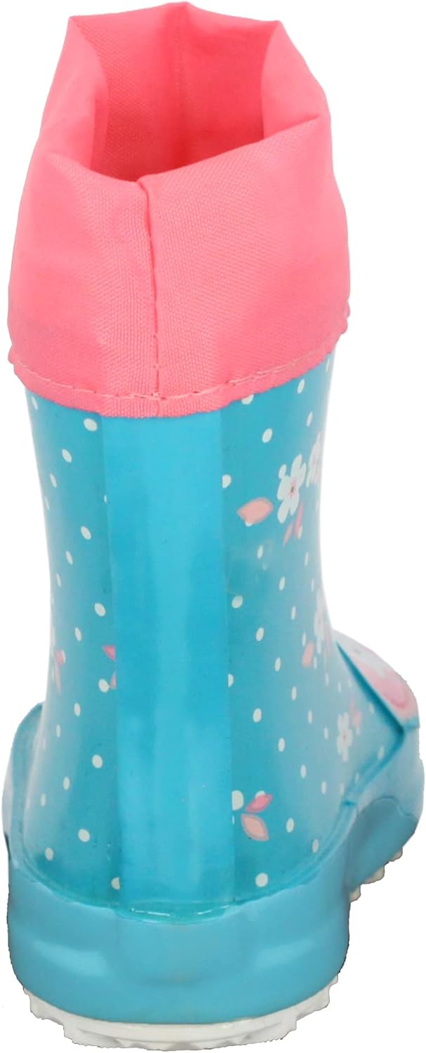 Detalle 2 de Beck Mädchen Kätzchen-4011Gummistiefel – hochwertige Naturkautschuk-Stiefel mit regulierbarer Stulpe, rutschfeste Sohle