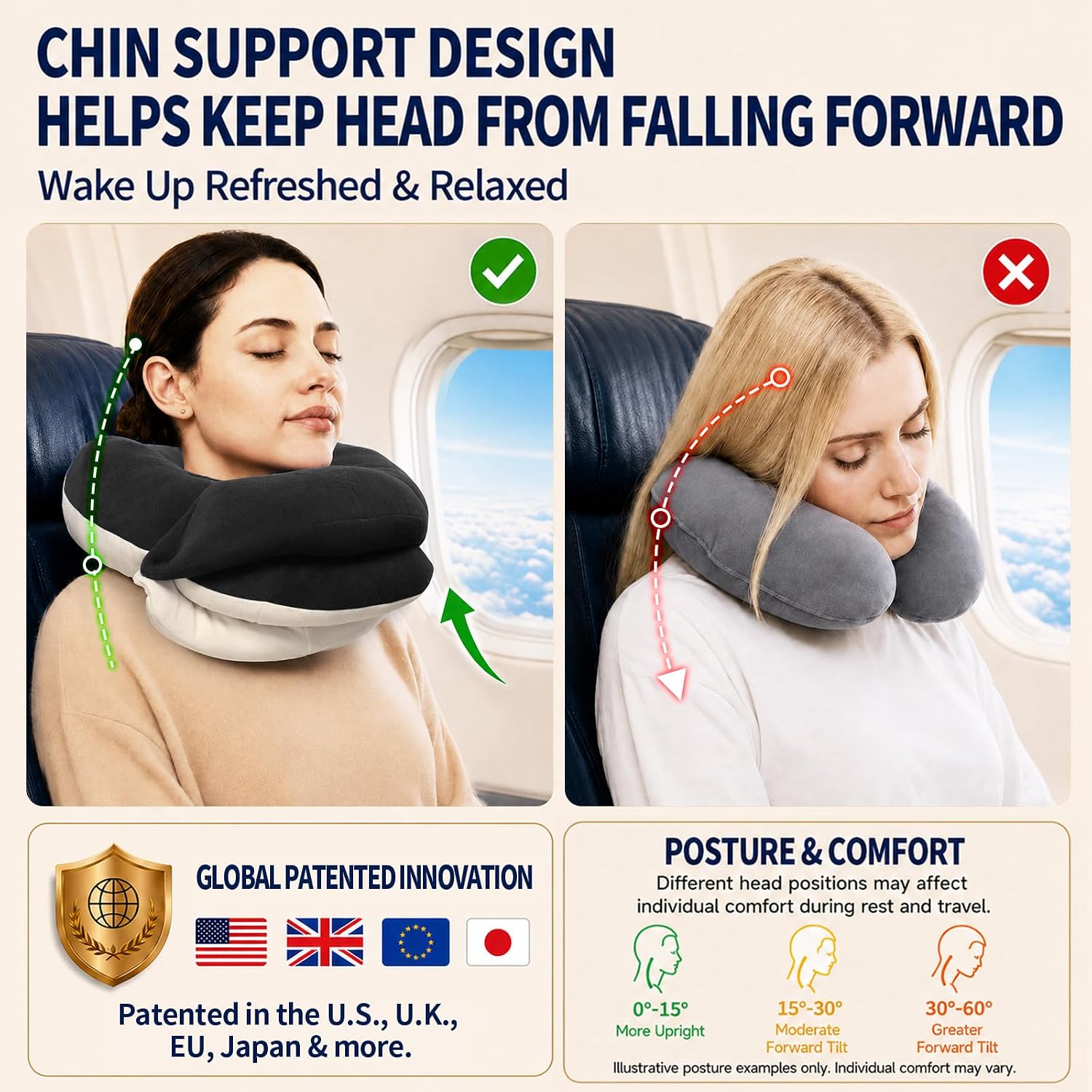 Thumbnail 2 de BUYUE Travel Neck Pillow 360° support