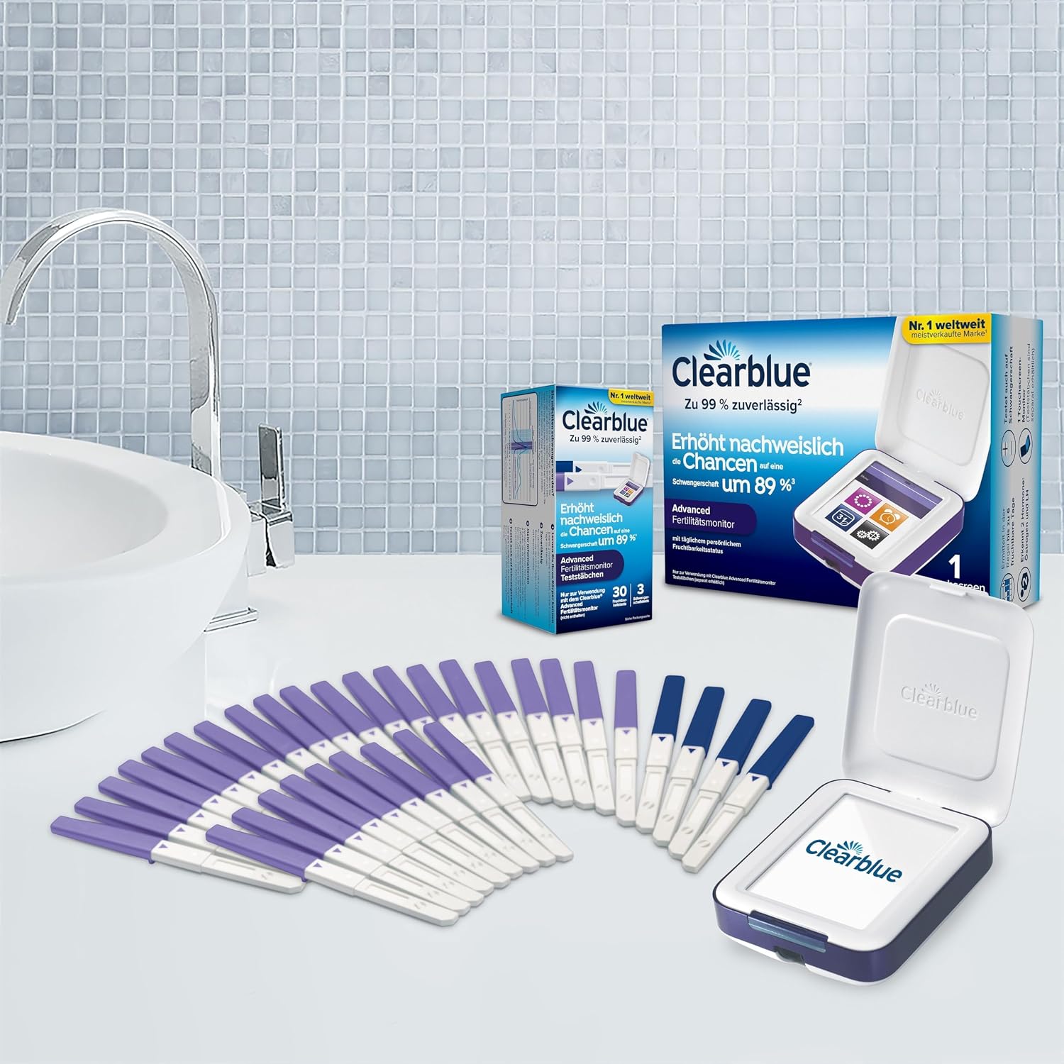 Thumbnail 6 de Clearblue Fertilitätsmonitor mit 33 Tests 89 Prozent
